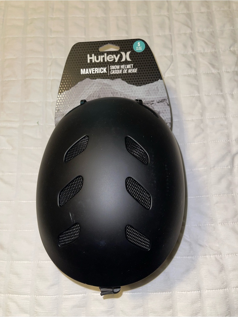 Hurley Matte Black Maverick Snow Helmet